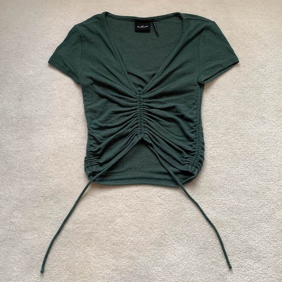 Urban outfitters green crop tee - Picture 2 of 4